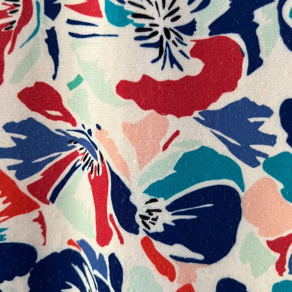 Talbots Sleeveless Split Neck Plus Shift Dress - Picture 3 of 10